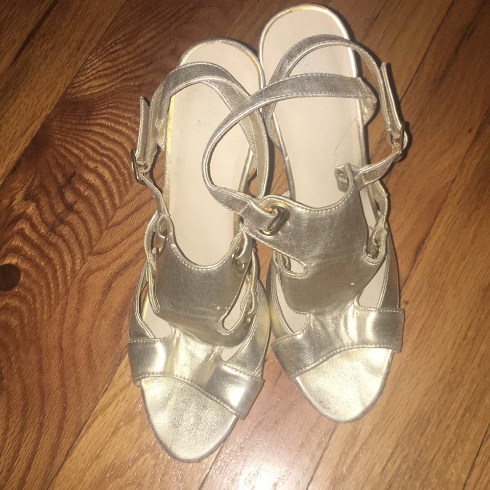 Gold heels